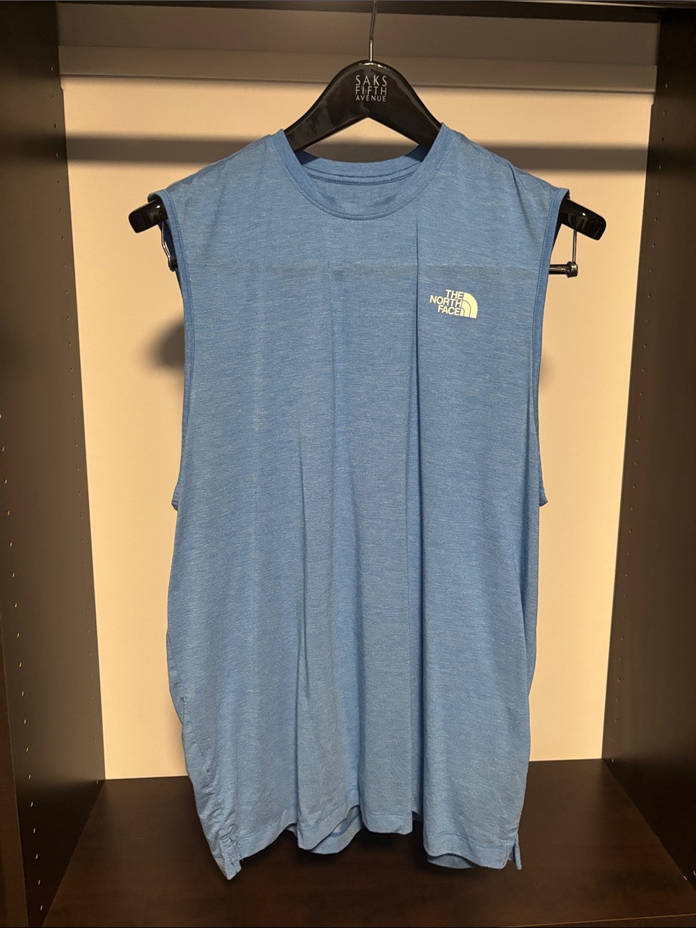 The North Face Light Blue Sleeveless Performance Tank